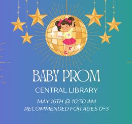 baby in disco ball with hanging stars