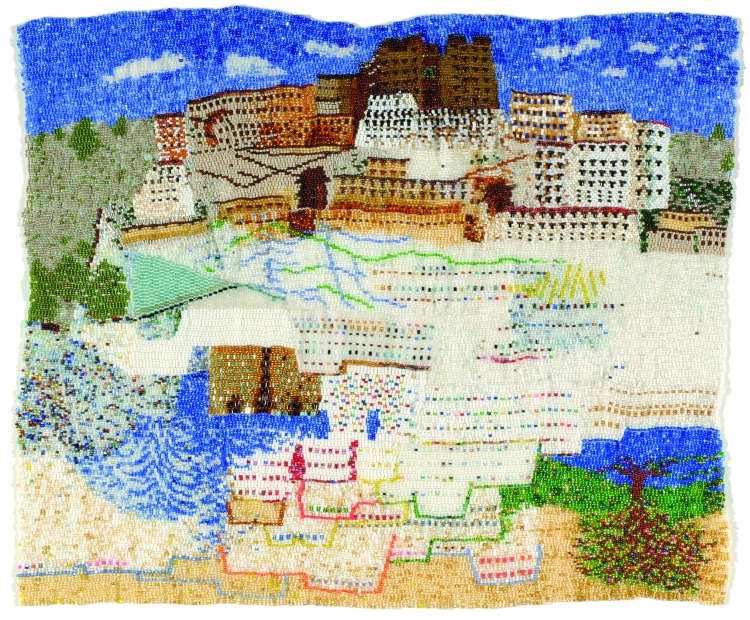 Jessica Kindcaid's "Heaven and Earth," created in 2006, was inspired by a dream the artist had when she was in her early teens. Jessica Kindcaid's "Heaven and Earth," created in 2006, was inspired by a dream the artist had when she was in her early teens.