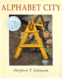 Can you find letters like this around KC? Alphabet City by Stephen T. Johnson