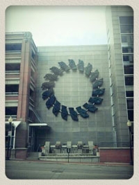Our patrons found letters from downtown KC to Cancun. O - by @bigcomedown
