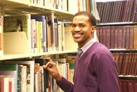 Ritchie Momon has spent 31 years (and counting) in the Library's stacks. Ritchie Momon