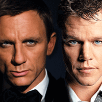 Jason Bourne outmaneuvered 007 as the Off-the-Shelf All-Stars' Famous Spy on 2nd Base. Bond vs. Bourne