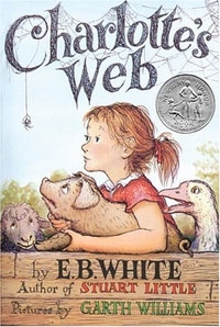 Wilbur leaves the farm league for Off-the-Shelf fame. Charlotte's Web