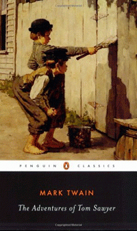 Behold, the most checked-out book of 2011. Tom Sawyer Penguin cover