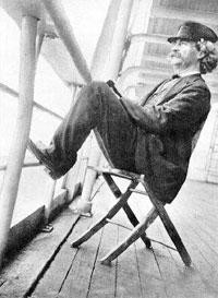 Coach Twain looks on from the Off-the-Shelf dugout. Coach Mark Twain