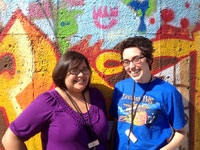 Elena McVicar (left) and Meghann Henry are a match made in youth services heaven Elena McVicar and Meghann Henry