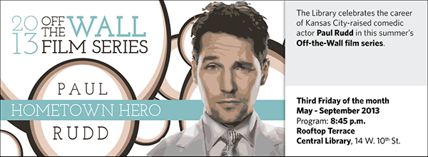 stylized image of actor, Paul Rudd