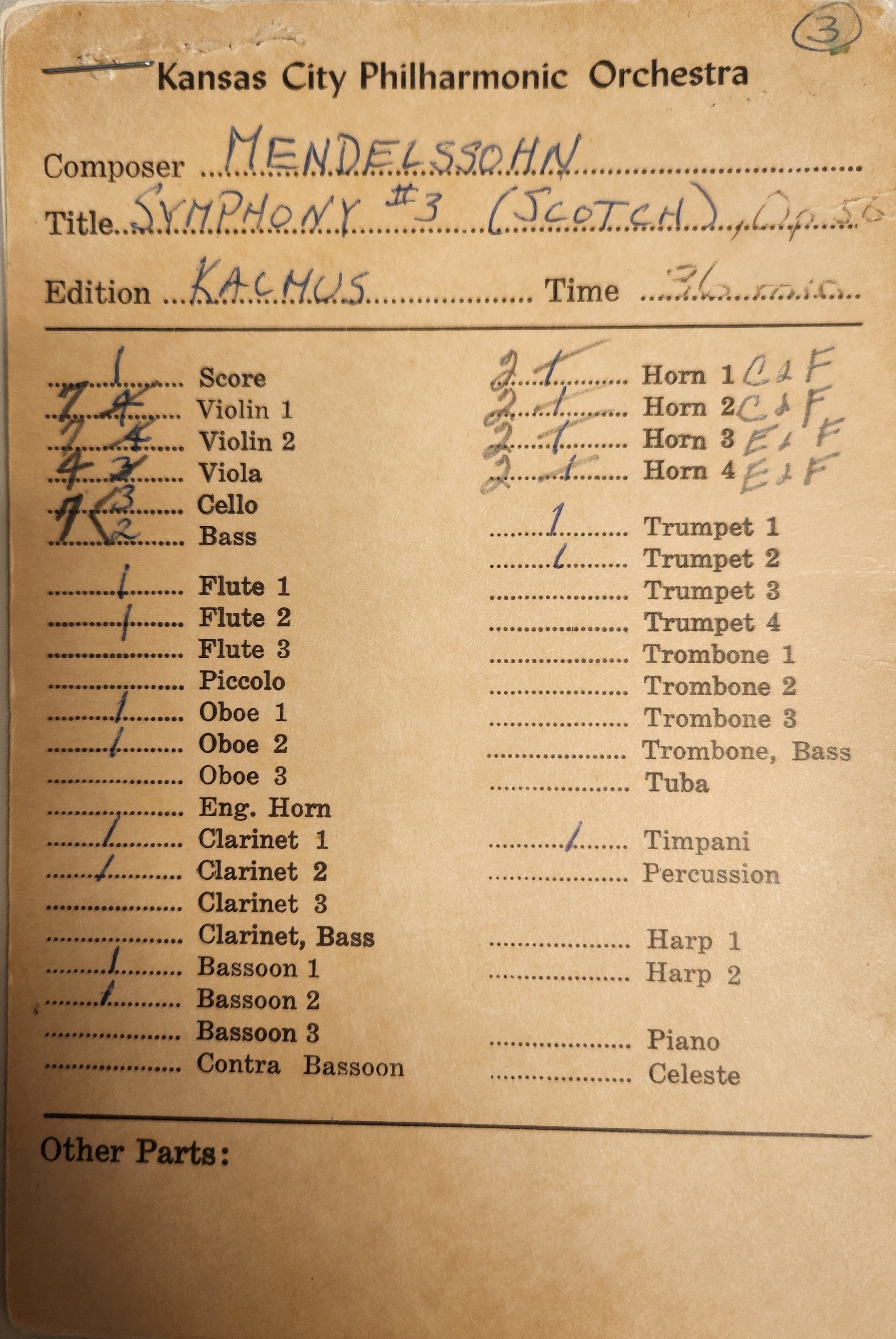 Library checkout card