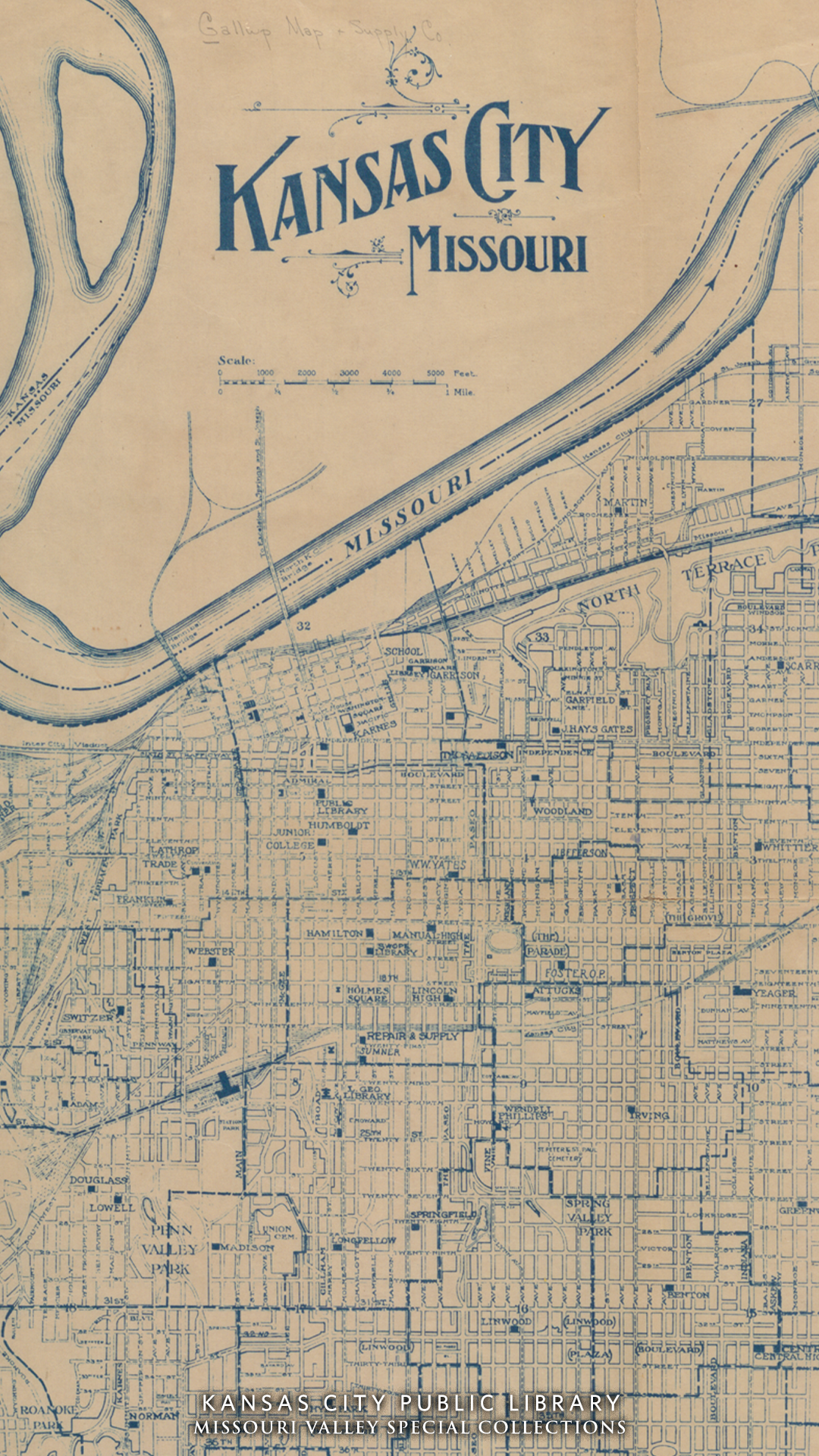 Map of Kansas City school districts