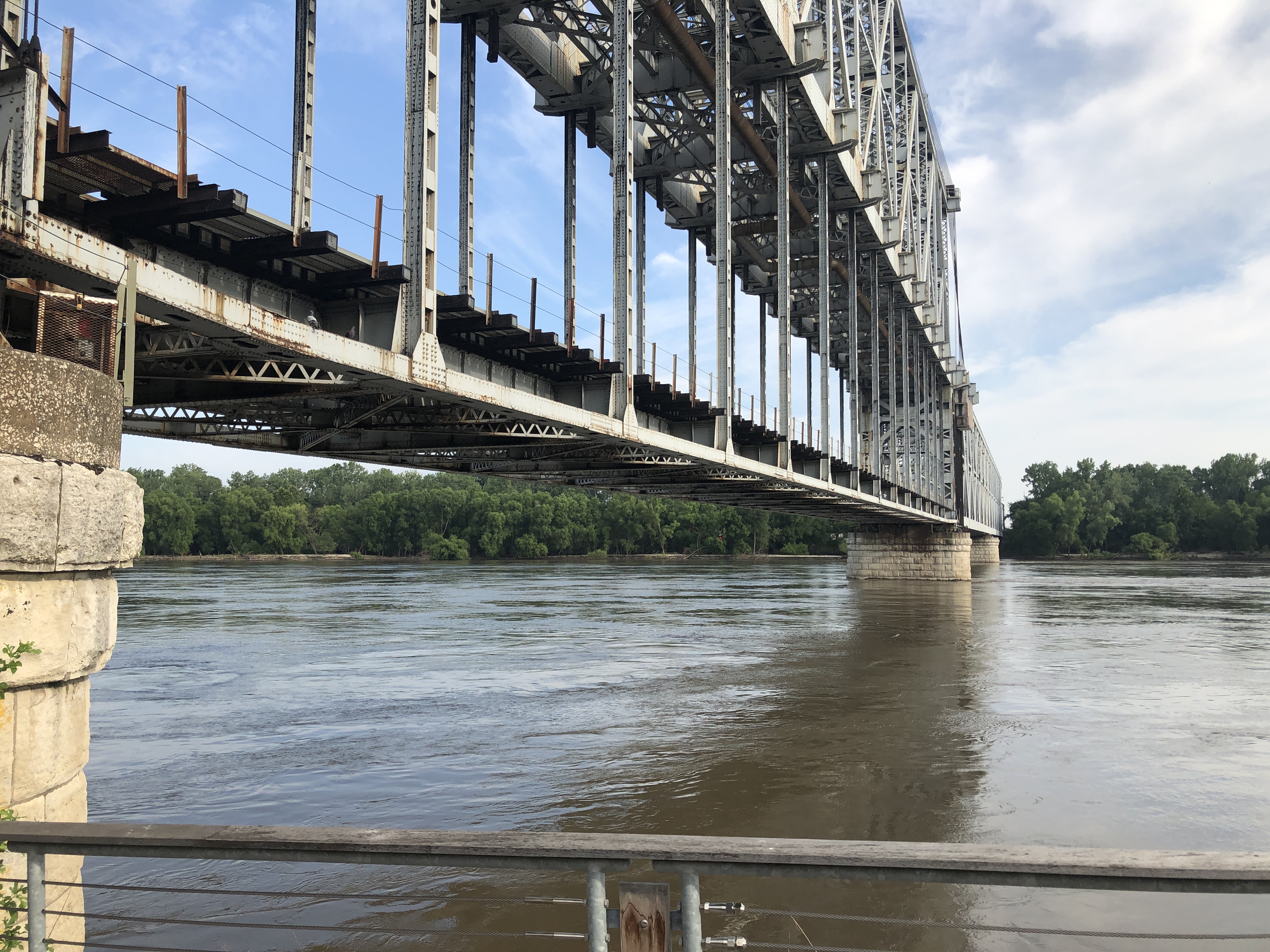 The ASB Bridge, viewed from the Riverfront Heritage Trail