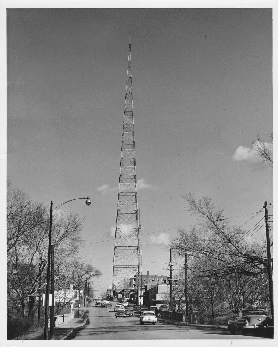 KCTV tower, 1950s