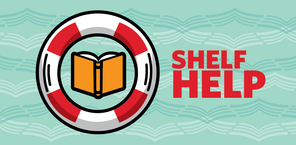 Life preserver around book on teal background