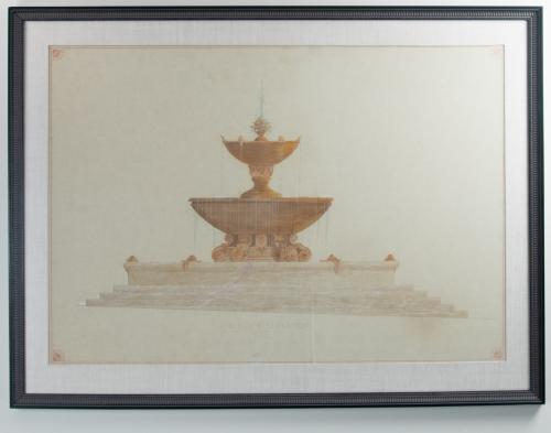 Fountain Elevation Drawing