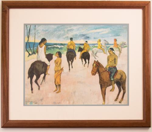 Reproduction of Gauguin's Riders on the Beach II