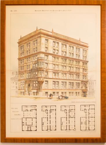 The American Architect and Building News - Apr. 9, 1887, The New England Building, KCMO