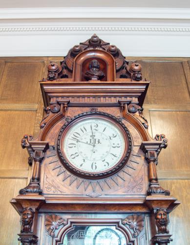 Victorian Centennial Clock, worms-eye view