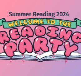Welcome to the reading party in balloons