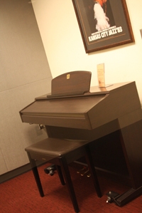 A Clavinova is available for patron use at the Central Library. Clavinova