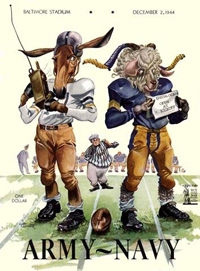The 1944 Army-Navy game was one for the history books. Army Navy 1944 program cover